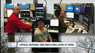 National Grid employees are living at work