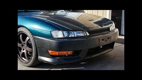 How to install and wire JDM S14 Kouki turn signals to 240sx