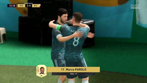 Fifa21 FUT Squad Battles - Andrea Belotti miss, followed by a goal from Marco Parolo