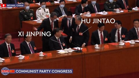 🇨🇳 China - Xi Jinping watches as former president Hu Jintao got kicked out of the Communist Congress