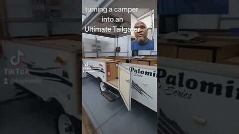Turning Popup Camper into Ultimate Tailgater