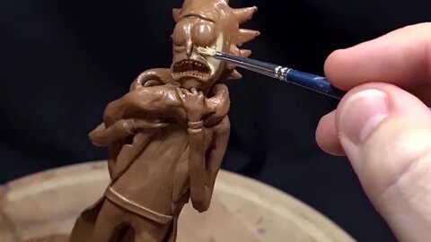 How to sculpt a 'Rick & Morty' scene in plasticine