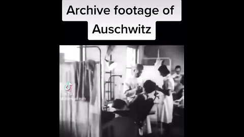 Rare archival footage of the horrific conditions in Auschwitz.