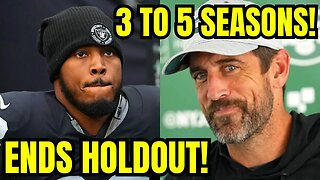 Josh Jacobs will RETURN to RAIDERS vs Giants! Aaron Rodgers Will PLAY 3 to 5 SEASONS with JETS?!