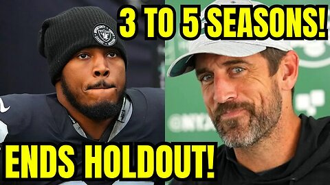 Josh Jacobs will RETURN to RAIDERS vs Giants! Aaron Rodgers Will PLAY 3 to 5 SEASONS with JETS?!