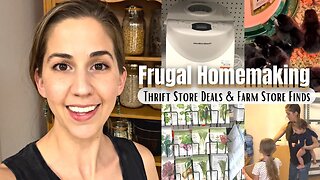 Shop With Me Thrifted and New Items | Thrifted Homemaking and Homestead Finds