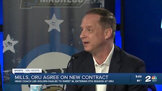 Oral Roberts, Paul Mills signs new long-term contract agreement