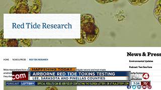 Air quality tests for red tide toxins start today in SWFL