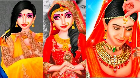 Real indian wedding makeup game-indian wedding game-girl games-new game 2023 @TLPLAYZYT