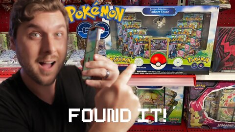 Playing PoGO while *Card Hunting* for the Pokémon GO Set IN STORES!
