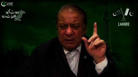 Namaz Sharif Latest Speech in Lahore Jalsa Today || PDM Leader Speech today