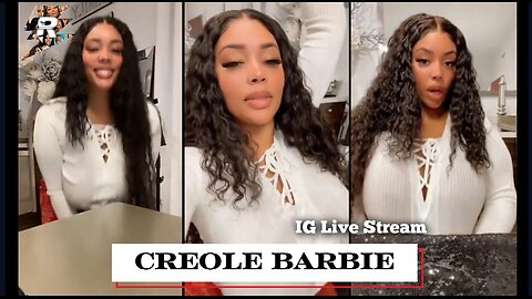 Creole Barbie dancing with the girls