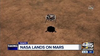 NASA's InSight lander successfully touches down on Mars
