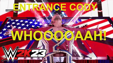 ENTRANCE CODY RHODES AT WRESTLEMANIA 38 incl. with Music and Crowd Singalong WWE 2K23
