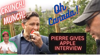 Discover the Astonishing Magic of an Apple: Pierre Poilievre's Masterful Media Presence