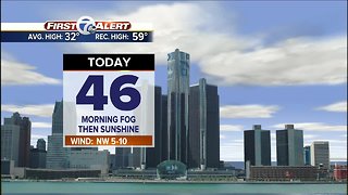 Patchy fog then sunshine