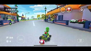 Mario Kart Tour - Yoshi Cup Challenge: Time Trial Gameplay