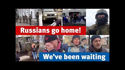 How Ukrainians meet Russian troops, March 2022