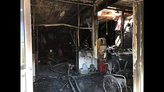 Buddhist temple total loss after fire
