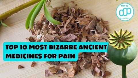 Top 10 Most Bizarre Ancient Medicines For Pain | Useful Plants and Other Way To Relief Pain