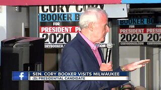 NJ Sen. Cory Booker visits Milwaukee, undecided voters listen in