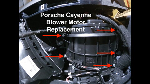 Porsche Cayenne Blower Motor Replacement