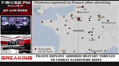 France Deploys 'Armored Military Vehicles' To Combat Nationwide Riots
