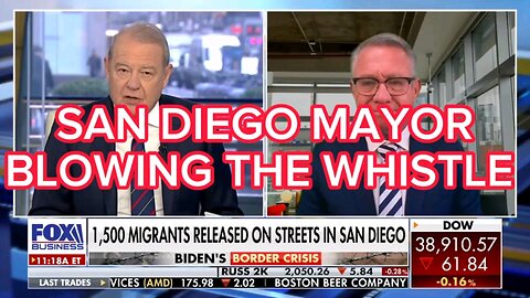 SAN DIEGO MAYOR BLOWS THE WHISTLE