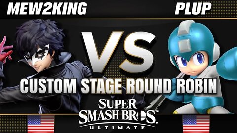 FOX | Mew2King (Wolf/Joker/Bowser) vs. PG | Plup (Mega Man) - Custom Stage Round-Robin