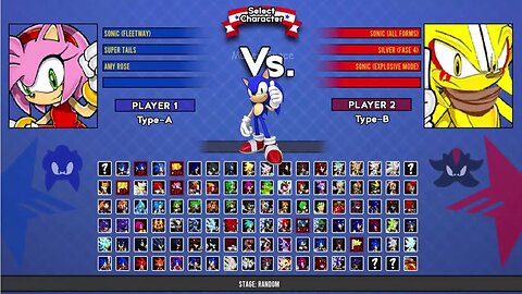 Fleetway Sonic & Super Tails VS Sonic all forms & Silver fase 4 & Sonic ExplosiveISonicBattleMUGENHD