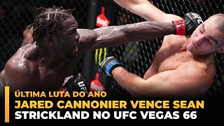 JARED CANNONIER VENCE SEAN STRICKLAND NO UFC VEGAS 66!