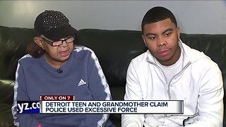 Detroit teen and grandmother claim police used excessive force