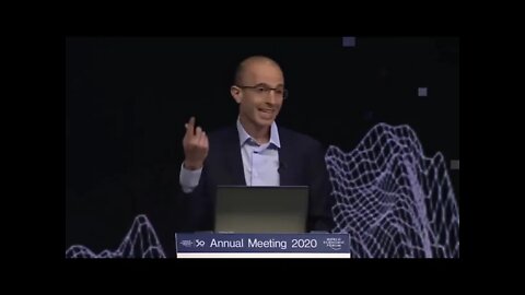 Dr. yuval noah Harari at the world economic forum 2020