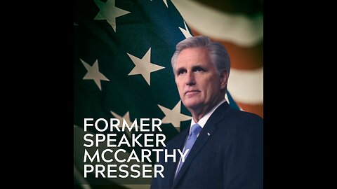 LIVE Rep. McCarthy News Conference After Removal as Speaker