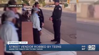 Valley street vendor robbed by teens