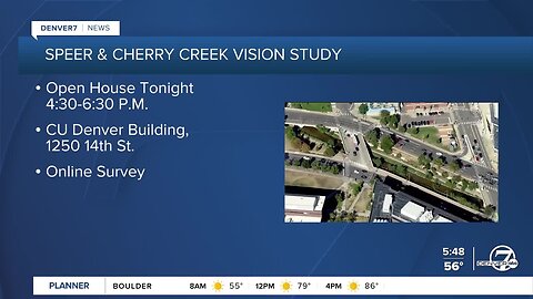 Denver wants your input on future of Speer Blvd & Cherry Creek Trail