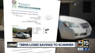 Teen scammed out of her first car on Craigslist