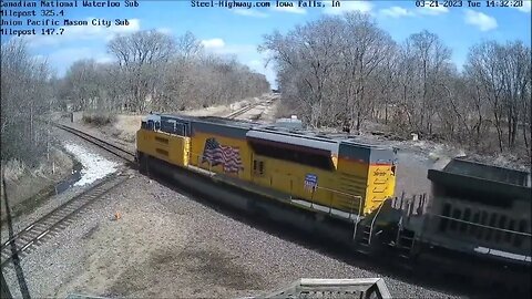 NB Grain with NS 4000 at Iowa Falls, IA on March 21, 2023