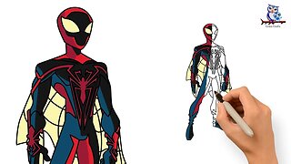 How to Draw Spider-Man Unlimited into the Spider-Verse - Tutorial