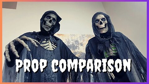 👻Prop Comparison - Morris 10ft Reaper Vs. Costco 10ft Reaper!🎃