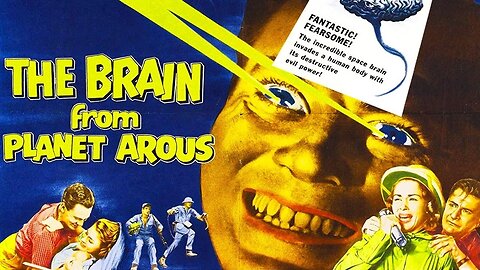 The Brain From Planet Arous 1957 colorized (John Agar)