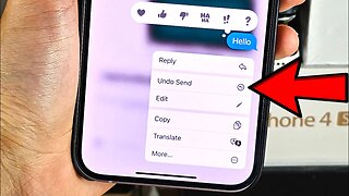 How To Unsend Messages on iMessage in iPhone iOS 17