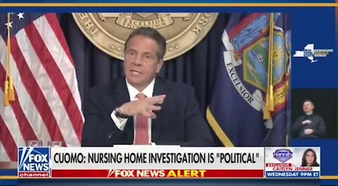 Gov Cuomo: My Nursing Home Scandal Was A Political Investigation Started by Trump
