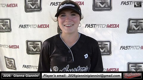 2026 Gianna "Gigi" Giannini - 3.7 GPA - Shortstop and Outfielder Softball Recruiting Skills Video