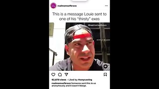 Luis Ruelas Video to his Ex leaked to Moms of Bravo.