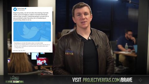 Project Veritas James O’Keefe Responds to New Twitter Policy