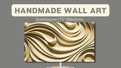 Stunning Handmade 3D Textured Wall Art 💫 Minimalist Design💫 Screensaver #WallArt #3DArt #Minimalist