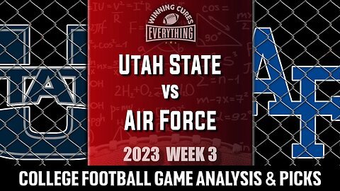 Utah State vs Air Force Picks & Prediction Against the Spread 2023 College Football Analysis