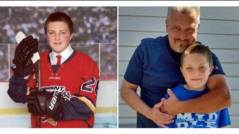 'All he wanted to do was play hockey’: Grieving dad says Pfizer shot killed his 17-year old son