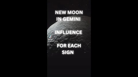 NEW MOON IN GEMINI - influence for all signs #astrology #tarotary #newmooningemini #allsigns